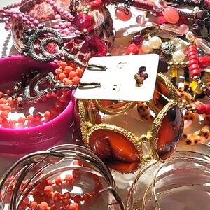 Vintage Jewelry Grab Bag or Craft Lot #TS576
